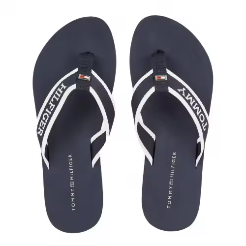 Tommy Hilfiger Chanclas Para Mujer Trenzadas Con Monotipo - 1
