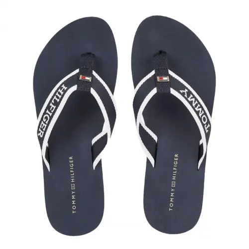 Tommy Hilfiger Chanclas Para Mujer Trenzadas Con Monotipo - 1