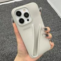 Funda De Teléfono INS Nueva Para iPhone Con Portador De Labial Y Silicone De Color Rhode Compatible Con Series 16 15 14 13 12 11 pro Max plus - details 11