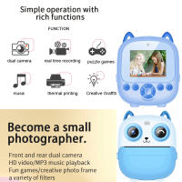 Cámara Digital Para Niños Con Impresión Inmediata Toy Cameras HD 1080P Regalo De Video Juguete Para Edad 6-12 Años Unisex - details 1
