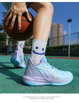 Zapatillas De Baloncesto Para Hombres Transpirables Antideslizantes Absorbentes De Impacto Ligeros Con Suela Suave Y Luz Deportivas Para Estudiantes - details 22