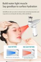 Neumógrafo Portátil Para La Piel Con Luz Roja Y Azul Rejuvenecimiento De La Piel Injector De Oxígeno Sprayer De Belleza Facial USB Recargable Material Plástico - details 4
