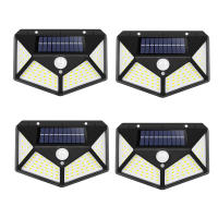 Luz solar para Exterior 100 LED Paquete de 2 [Última versión Verde 2200mAh] Sensor de Movimiento Luces Solares para Exterior Inalámbrico Impermeable Spot Luz solar Potente seguridad para Jardín - details 1