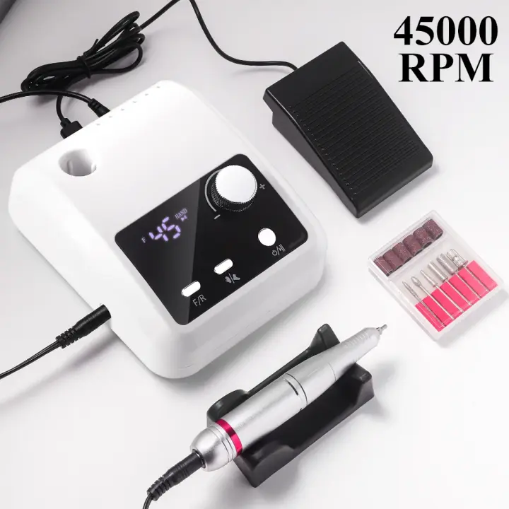 Máquina De Uñas Eléctrica De Alta Calidad Con Pantalla HD Y 45000 RPM Herramienta Profesional Para Manicura Y Pelacuaranas - 1
