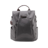Mochila Casual Para Mujer De Nylon Color Sólido Multifuncional Con Correa Desmontable Bolsa Escolar De Moda Para Viajes - details 8
