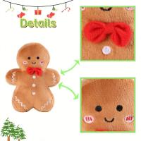 Muñeco De Jengibre Navideño De Peluche Decoración De Árbol De Navidad Juguete Para Dormir Para Niños Regalo De Cumpleaños De Navidad - details 3