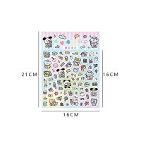 Kit De 2 Pcs De Pegatinas De Tarjeta Kawaii DIY Con Soporte De Animal De Dibujos Animados Decoración Para Cuaderno Suministros De Papelería Para Niños Mayores De 6 Años - details 0