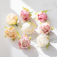 Flores Artificiales De Seda Rosa Para Boda Corona De Navidad Decoración De Hogar DIY Scrapbooking Regalos Venta Caliente - details 13
