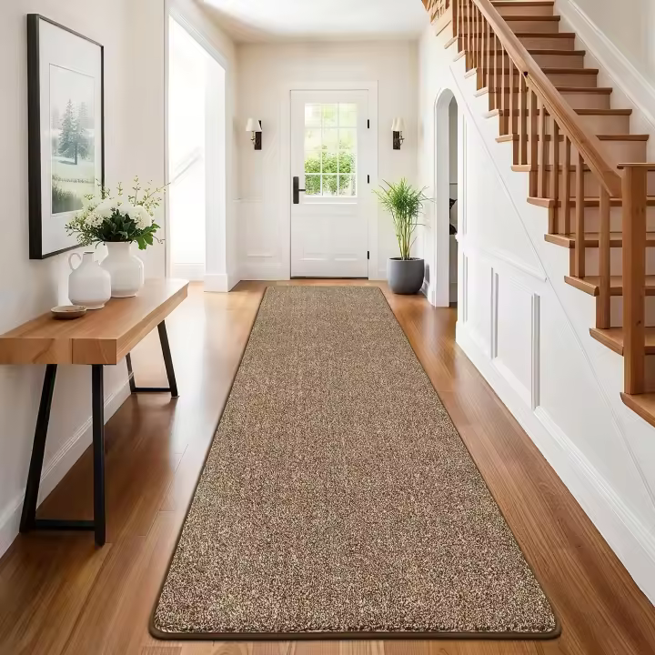 Alfombra Pasillo Larga Antideslizante 80x200cm Alfombra de Corredor Lavable Alfombra de Cocina Absorbente Felpudo Entrada Casa Largo Atrapapolvo para Pasillo, Cocina, Lavandería - 1