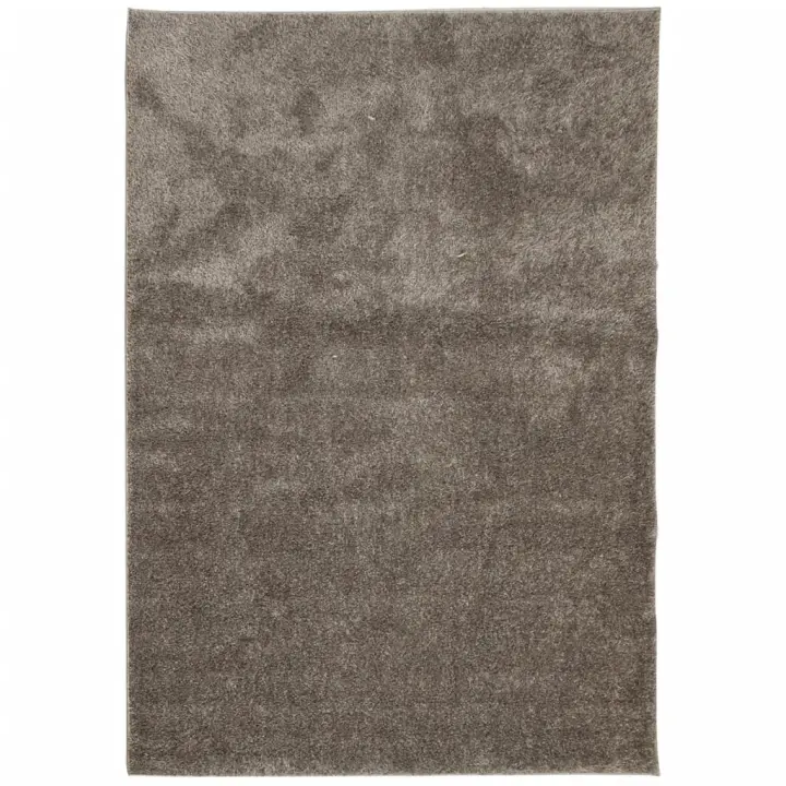 vidaXL Alfombra pelo largo aspecto brillante ISTAN 120x170 cm Color Antracita,  Beige,  Crema y mas Alfombras de área  Alfombra de Piso para Sala de Estar Dormitorio Habitación Salón - 1