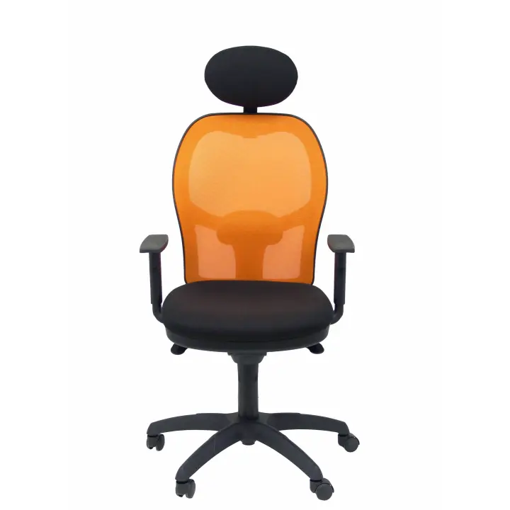 Piqueras Y Crespo Silla de Oficina Ergonómica con Cabecero Fijo y Base de Poliamida Resistente - 1