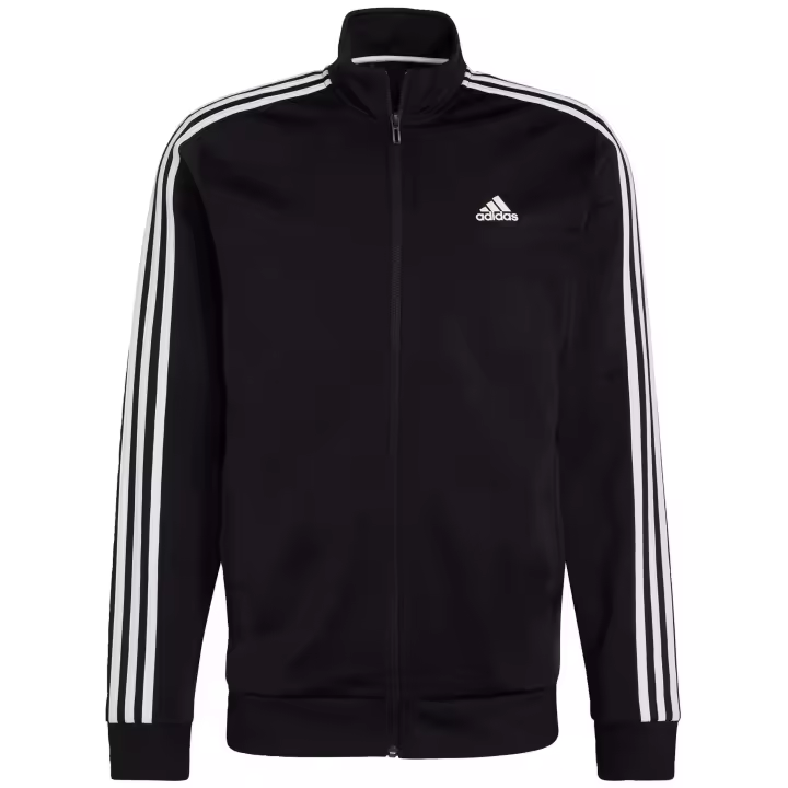 Chaqueta Adidas Primegreen Essentials Warm-Up 3-Stripes para hombre en color negro - 1