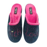 Zapatillas Casa Mujer invierno  Calientes y Cómodas  Marca Javer suela Antideslizante bordado con amor suela perfumada. Fabricadas en España , calzado para el hogar. - details 4