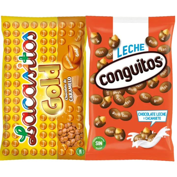 Lacasa pack 2kg: Lacasitos gold+Conguitos leche - 1