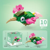 Bloques De Construcción De Animales Del Mundo Insecto Scorpion Mantis Hormiga Araña Pájaro Marino Regalo Para Niños Adornos De Escritorio Bloques Pequeños Compatible Con Lego ABS Sin Batería - details 52