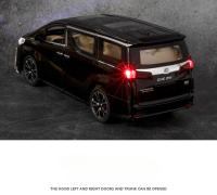 Modelo De Coche De Escala 1/24 Alphard En Aleación De Metal Simulación Vehículo MPV Con Sonido Y Luz Juguete Para Niños Regalos - details 6