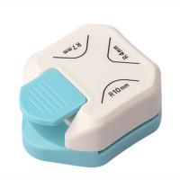 Pulgar De Corte En Esquina Redonda Para Etiquetas Y Papel Herramienta De Corte Para Scrapbooking Hecho De Plástico Y Aleación De Zinc Azul Adecuado Para Oficina Escuela Y Manualidades - details 19