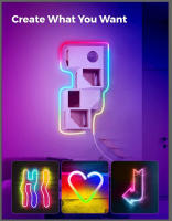 Luces Neón RGBIC Fita LED Con Sincronización De Música Bluetooth Luces LED Para TV Decorativas Inteligentes ZENGGE APP Luminoso Y Impermeable Para Dormitorio - details 11