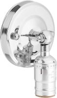 E27 soporte de lámpara de pared, soporte de lámpara de luz vintage, mini lámpara de pared, Faro de metal Retro Para el hogar para oficina (Plata) - details 1