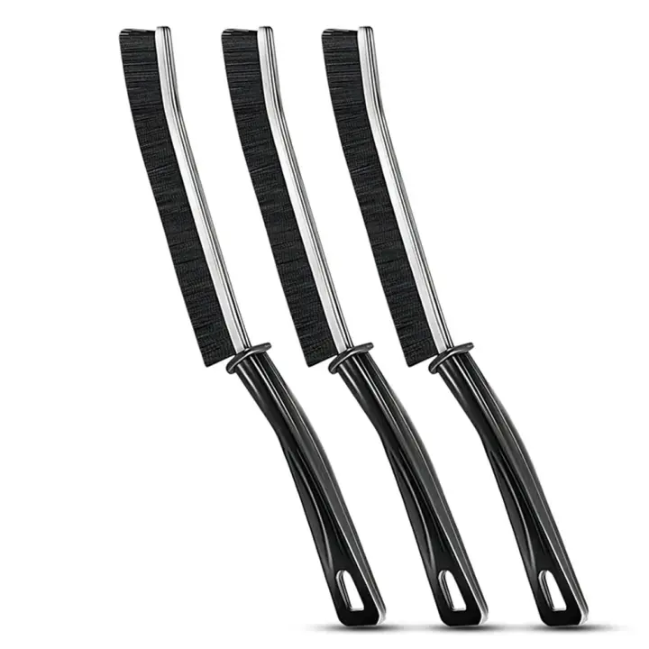 Kit De Cepillos Multifuncionales Para Limpieza De Espacios Estrechos 1/3PCS Herramienta De Limpieza De Baño Cepillo De Cerámica Duro Para Limpieza De Encaje - 1
