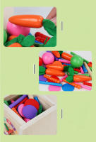 Juguete Montessori De Madera 6-en-1 Kit De Juego Con Caja De Objetos Permanentes Caja De Monedas Juego De Arado De Zanahoria Y Sorteo De Formas - details 10