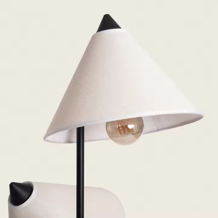 Ledkia Lámpara de Pie Metal Bells Blanco - 1