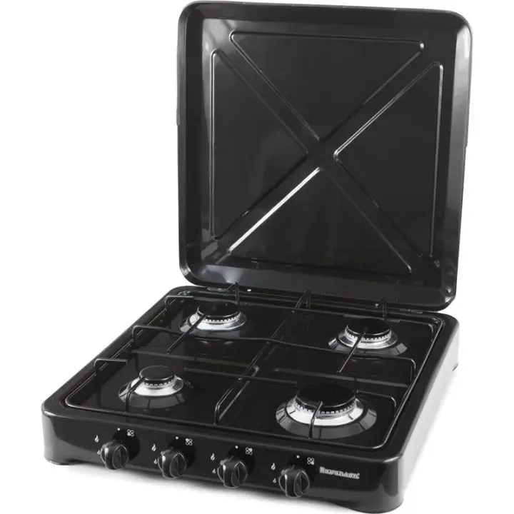 Ravanson K-04TB hob Negro Countertop Gas 4 zone(s) - 1