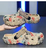 Clogs De Verano Para Hombres Sandalias De Plataforma EVA Pantuflas Casuales Tallas Grandes 46 47 Zapatos Planos Moda Unisex Para Playa - details 18