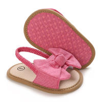 Sandalias De Verano Para Bebés Casual Y Minimalistas Zapatos Con Lazo Suelas Suaves Ligeros Para Caminar Comodidad Breathability Para Niñas - details 17