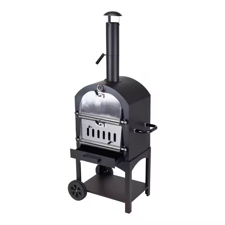 Vaggan Barbacoa de Carbón con Horno de Piedra 44,5x65x158cm 30kg - 1