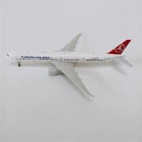 Modelo De Avión De Metal Turquía Air 20cm B777 Diecast Decoración De Oficina Y Hogar Para Niños Edad Recomendada 0-18 Años - details 5