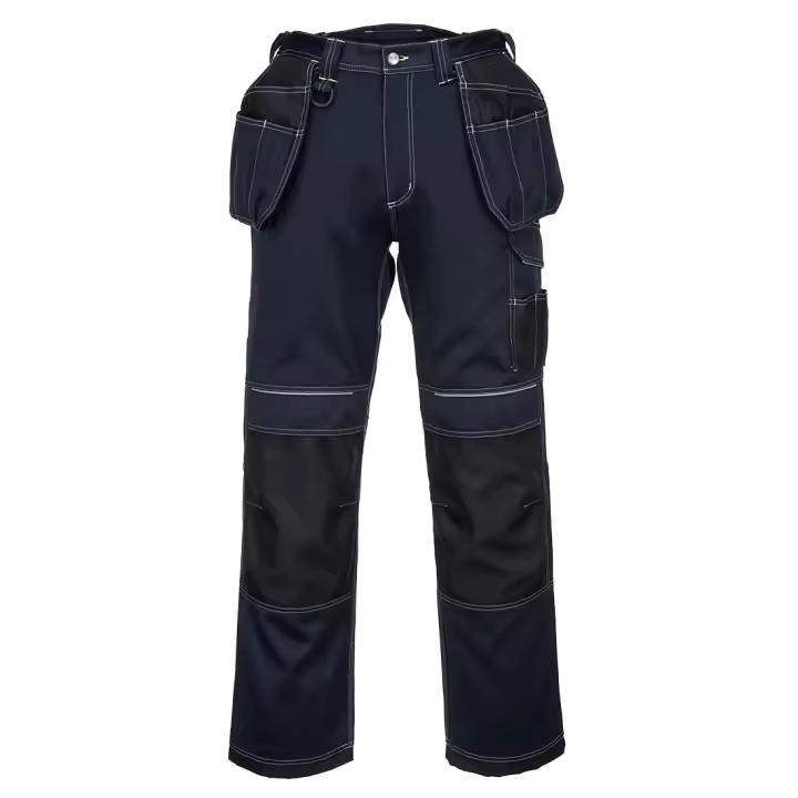 Pantalón de trabajo multibolsillos Portwest Holster PW3 con rodilleras incluidas - 1