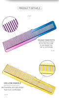 Cepillo De Peluquero Profesional Electroplatado 3 Colores Antiestático Herramienta De Estilizado Para Salon Accesorios De Corte De Pelo - details 5