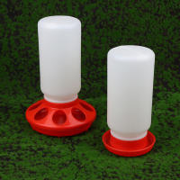 Dispensador De Alimentos Y Agua Para Ponederos Plástico Reforzado Automático Tanque De Alimentación Para Pollos Pato Ganso - details 2