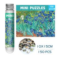 Regalos De Navidad Puzzle Mini Test Tube 150 Piezas Famosas Pinturas Viajes Juego De Rompecabezas Para Familia YC-M - details 14