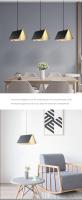 Lámpara Colgante Creativa De Libro Moderno Para Comedor Cocina IslaSuspension Lámpara De Techo Artística Metálica Blanco Negro Rosa Azul Adecuada Para Sala De Estar Estudio Dormitorio Hotel - details 4