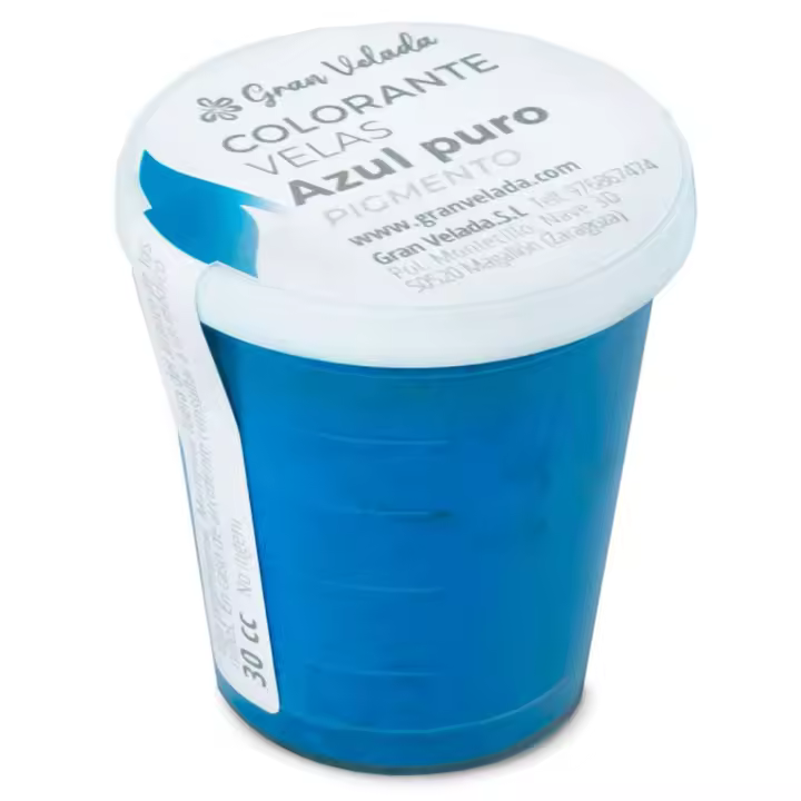 Gran Velada Pigmento Azul Puro para Velas | Colorante  no Migrante, Ideal para Velas Artesanales | Instrucciones Sencillas - 1