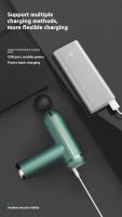 Pistola de percusión de trabajo Profundo, masajeador de Música de la mano y Cuerpo de mano con 4 Cabeza de masaje y pantalla táctil LCD para atletas - details 2