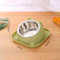 Tazón Antidesplazable Para Gatos Con Agua Adicional Para Prevenir Hormigas Forma Divertida Material Plástico Tipo Cats - details 1