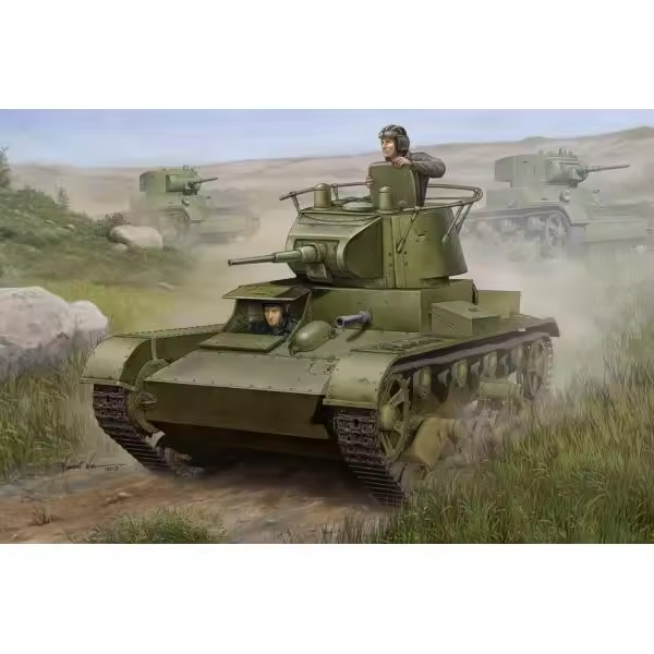 HOBBY BOSS 82497 T-26 SOVIÉTICA LUZ INFANTERÍA TANQUE MOD. 1938 1/35 KIT - 1