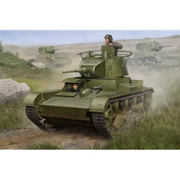 HOBBY BOSS 82497 T-26 SOVIÉTICA LUZ INFANTERÍA TANQUE MOD. 1938 1/35 KIT - 1
