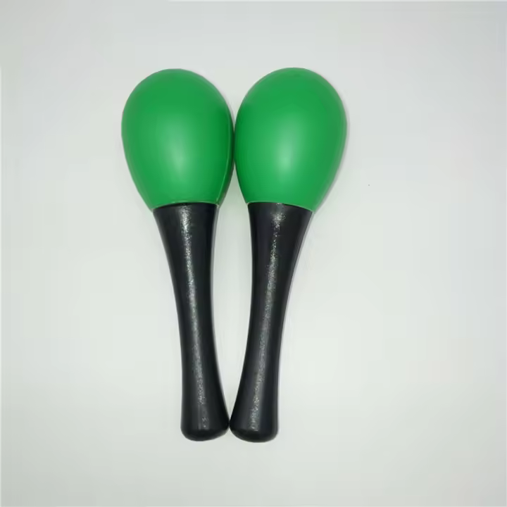 Maracas De Plástico 2X Instrumentos Musicales De Percusión Juguetes Para Grupos Escolares Y Sensory Hammer Rattle Shaker - 1