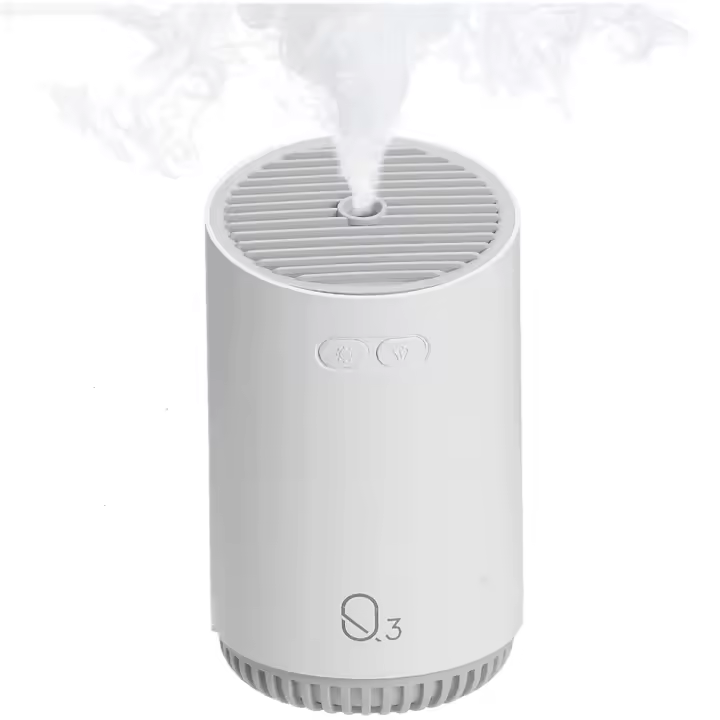 ZC BIT Humidificador Ultrasónico USB Inalámbrico con Luz LED de 7 Colores - 320 Ml - 1