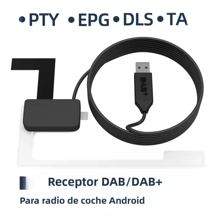 Receptor Digital DAB+ Grandnavi Para Coche Con Antena Aerial Y Interface USB Radio Android Estéreo Portátil Navegación GPS - 1