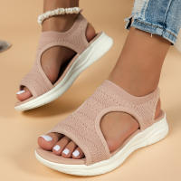 Sandalias De Verano Para Mujer 2024 Cómodas Casual Deportivas Con Plataforma Y Tacón Bajo Sandalias Romanas Talla Grande Para Playa - details 5