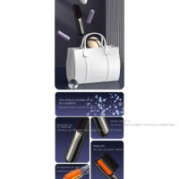 Alisador Inalámbrico 3 Temperaturas with Pantalla Digital - Peine Eléctrico Portátil de Iones Negativos 20s Calentamiento | Cerámica 3D Anti-Tirones + Diseño Mini para Viajes | Ideal Melo Rizado/Gruese (Incluye Funda y Cargador USB-C) exclusivo Miravia - details 1