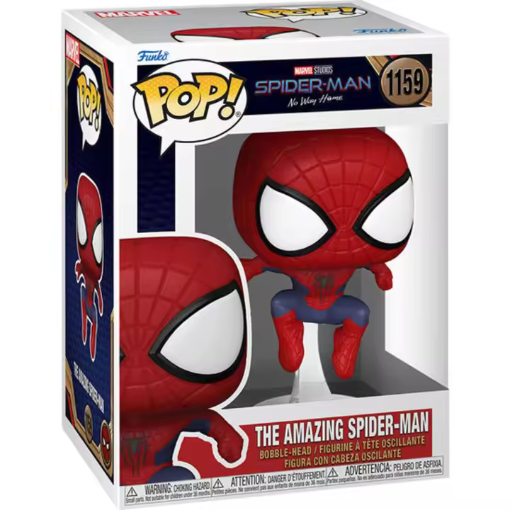 Funko - Figura Pop Marvel Spider-Man No Way Home The Amazing Spider-Man - Funko Pop Coleccionable De Edición Limitada - Funko Pop Diseño Detallado Y Realista - Funko Pop Ideal Para Regalo - Funko Pop Gran Variedad De Personajes - 1