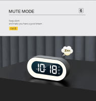 Reloj De Despacho Xiaomi Mijia Con Luz LED Musical Y Control Por Voz Regalo Para Niños Decoración De Mesa Para El Hogar - details 5