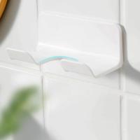 Soporte De Secador De Pelo Montado En La Pared Para Baño Estante De Almacenamiento Plástico Con Adhesivo Fuerte Soporte De Sundries Para El Baño - details 9