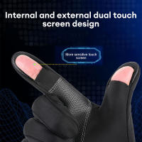Guantes De Invierno Para Hombre Y Mujer Toque De Pantalla Caleidoscopio Antideslizante Para Ciclismo Conducción Motocicleta Protección Contra El Viento Deportes Al Aire Libre - details 4